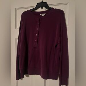 Athleta vintage purple/plum long sleeve top
